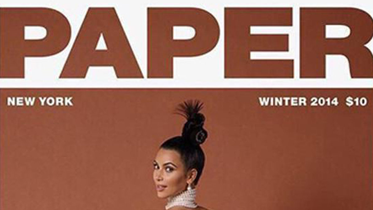 Kim Kardashian för Paper Magazine.